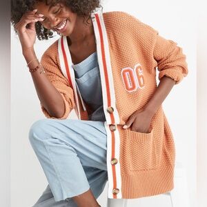 Aerie Oversized Varsity Cardigan Large